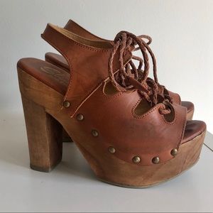 Sbicca chunky heels